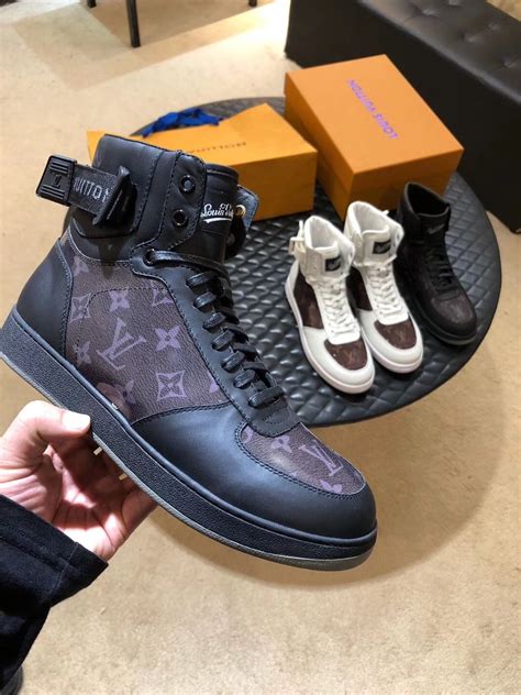 mens louis vuitton high top sneakers|louis vuitton lv trainer.